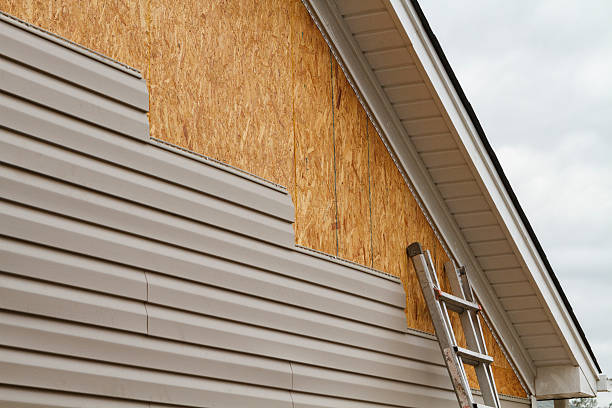 Professional Vinyl Siding technician working in Parksley, VA